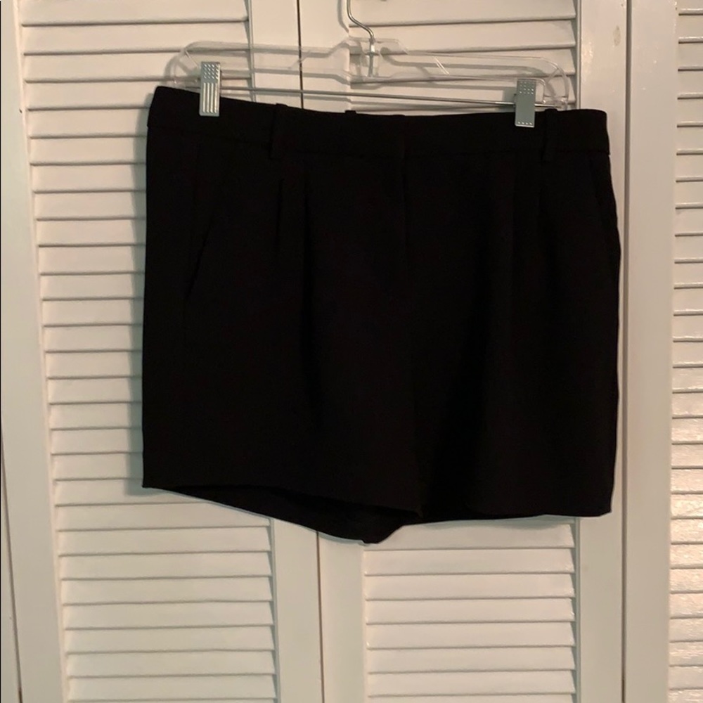 JCrew black dress shorts